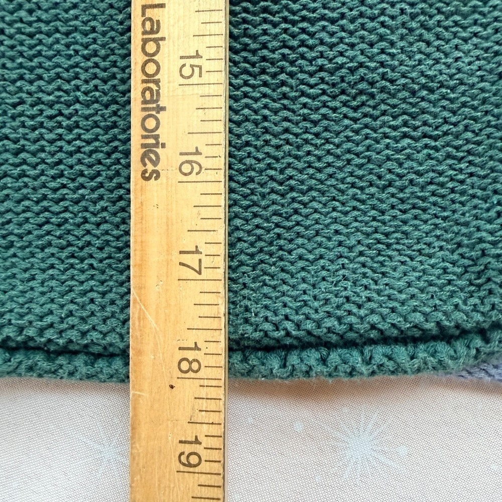 American Eagle Womens Colorblock Chunky Knit Sweater Blue Green Yellow XS - Picture 6 of 12